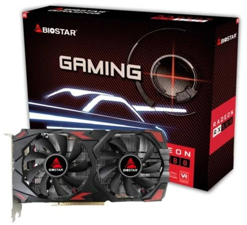 Vaizdo Plokštė - Biostar Radeon RX 580 8GB GDDR5