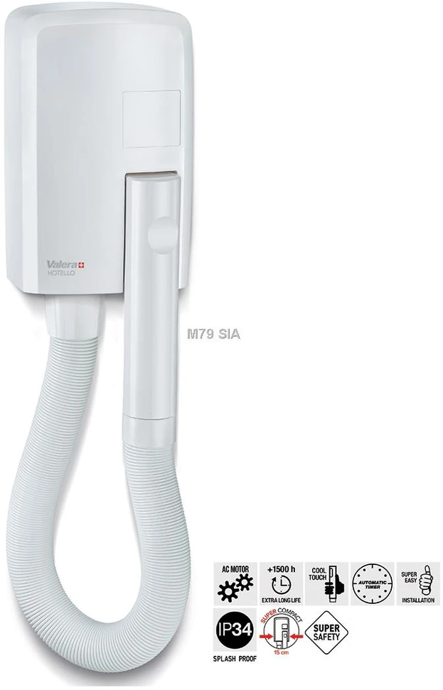 Plaukų džiovintuvas Ligo Electric VALERA 832.02/T Hotello Plaukų džiovint