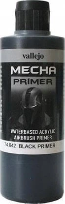 Vallejo Vallejo: „Mecha“ gruntas – juodas, 200 ml