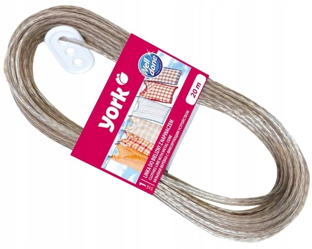 York Steel Clothesline With Metal Core 20m
