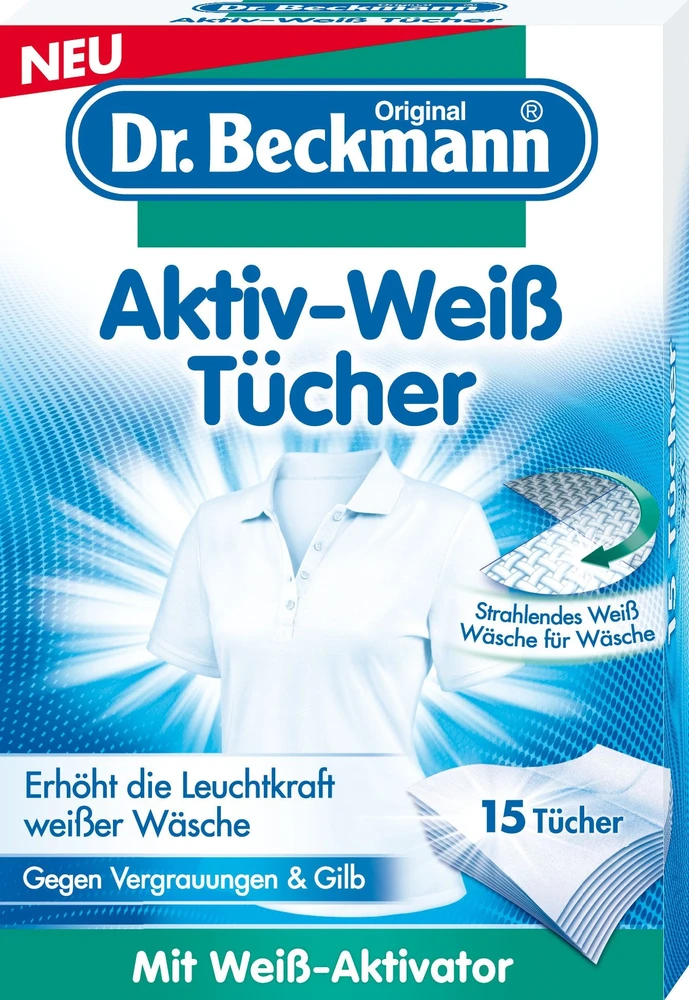 DR.BECKMANN Dr_Beckmann Balinimo priemonė Dr. Beckmann 15vnt