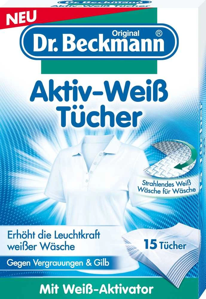 DR.BECKMANN Dr_Beckmann Balinimo priemonė Dr. Beckmann 15vnt