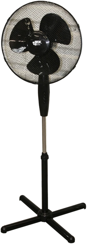 Ventiliatorius Besk Grīdas ventilators 40.64cm, 40W, 3 ātrumi, juodas