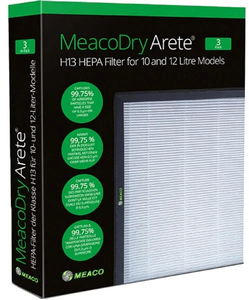 Sausintuvas MEACO H13 HEPA filtras MeacoDry Arete One 10 l ir 12 l