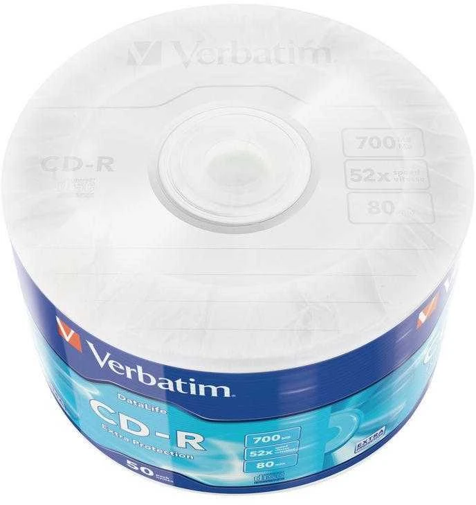 Verbatim CD-R papildoma apsauga 700 MB 50 vnt