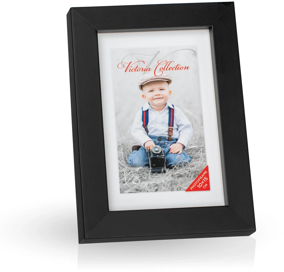 Victoria Collection Cubo nuotraukų rėmelis 10x15, juodas