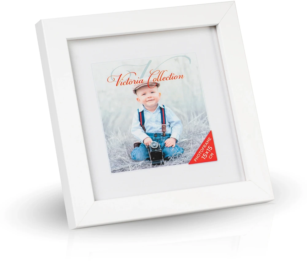 Victoria Collection Cubo nuotraukų rėmelis 15x15, baltas (VF2274)