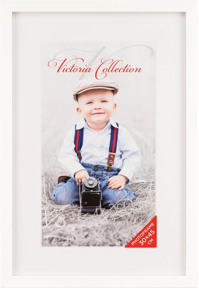 Victoria Collection Cubo nuotraukų rėmelis 30x45, baltas (VF2274)