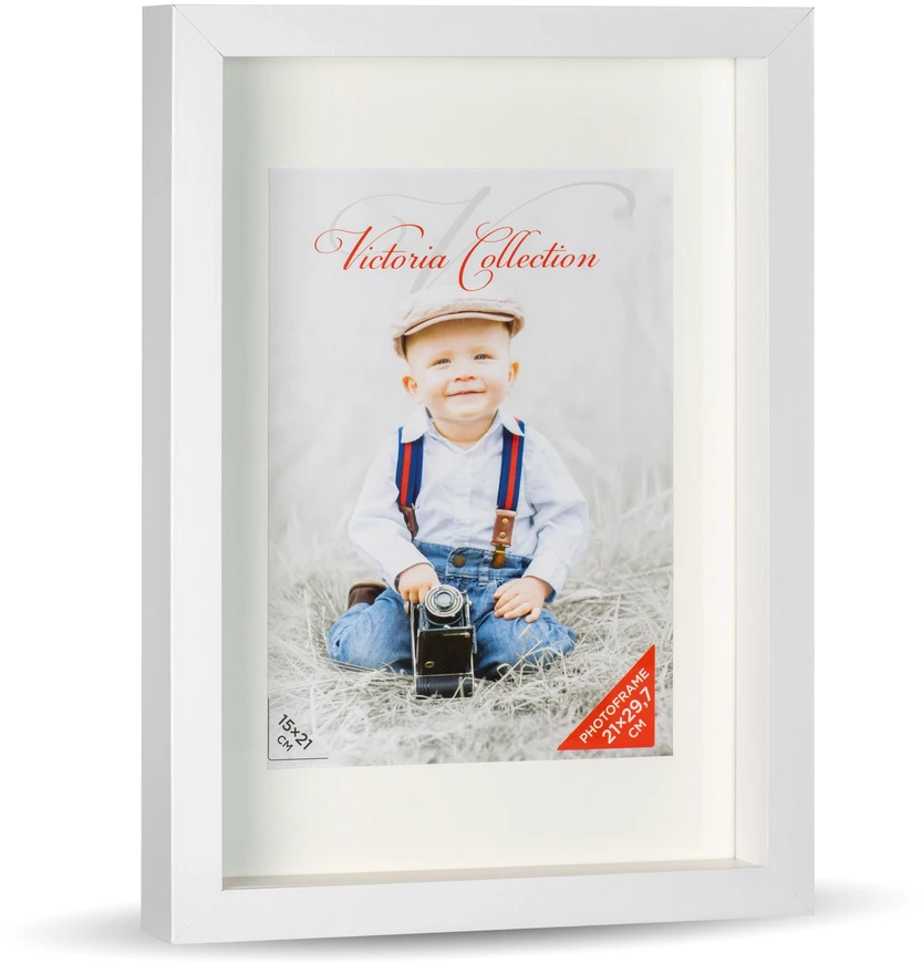 Victoria Collection Nuotraukų rėmelis 3D 21x29,7 baltas