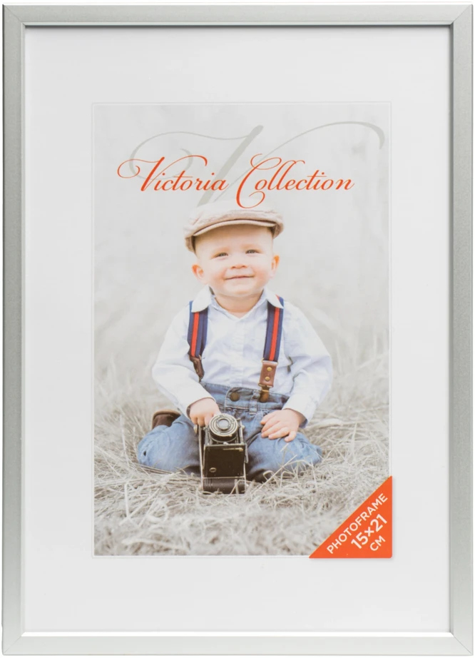 Victoria Collection Nuotraukų rėmelis Aliuminis 15x21, pilkas