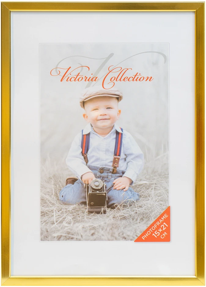 Victoria Collection Nuotraukų rėmelis Aliuminis 15x21, auksinis