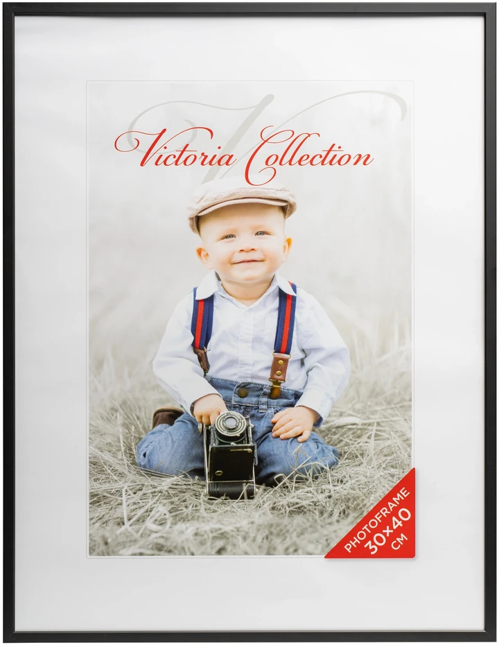 Victoria Collection Nuotraukų rėmelis Aliuminis 30x40, juodas