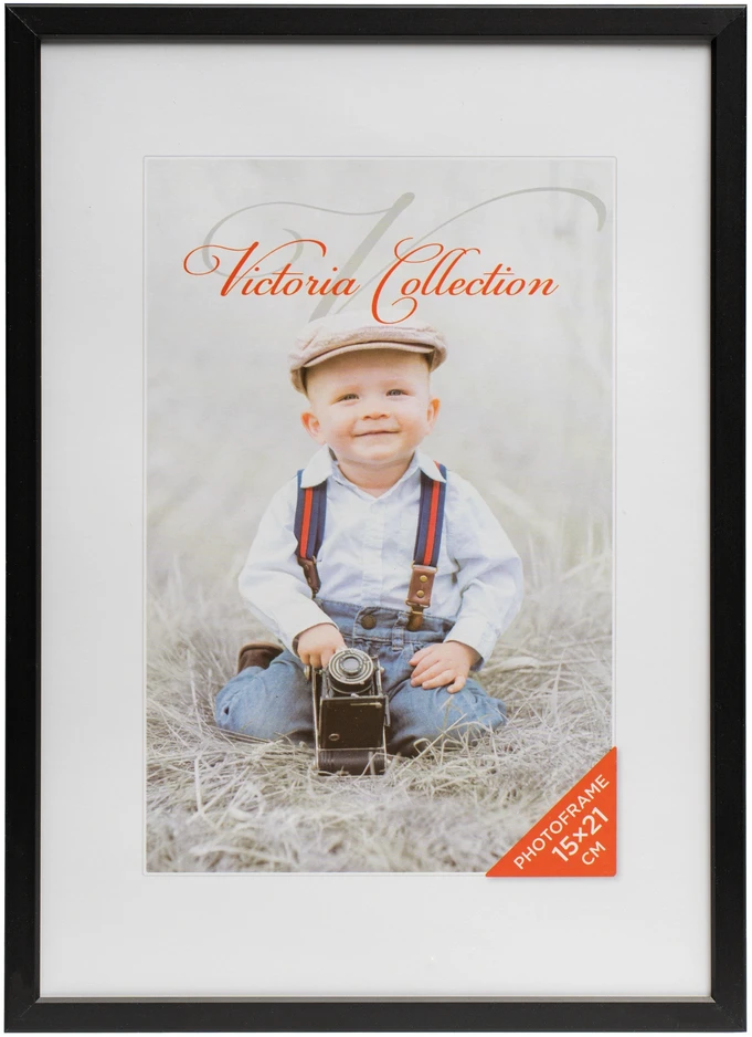 Victoria Collection Nuotraukų rėmelis Aliuminis 15x21, juodas