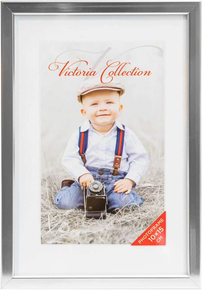 Victoria Collection Nuotraukų rėmelis Aliuminis 10x15, sidabras