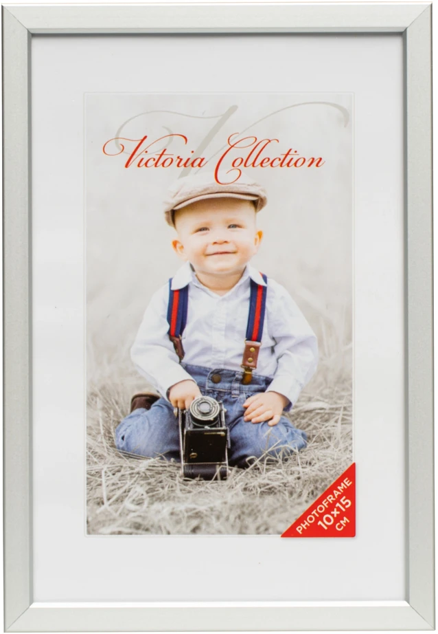 Victoria Collection Nuotraukų rėmelis Aliuminis 10x15, pilkas