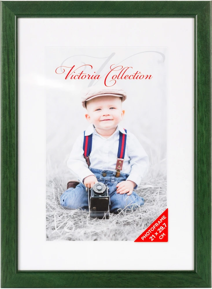 Nuotraukų rėmelis Paveikslų Rėmelis - Victoria Collection Natura 21 x 29,7 cm Žalias