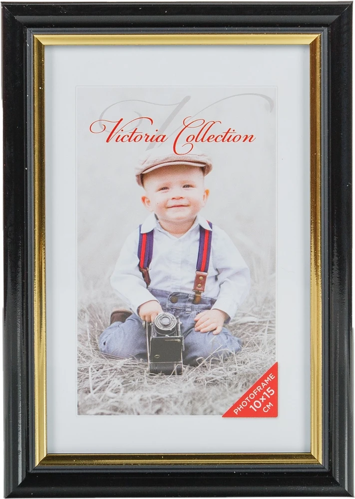 Nuotraukų rėmelis „Victoria Collection Royal“, 10x15 cm, juodas