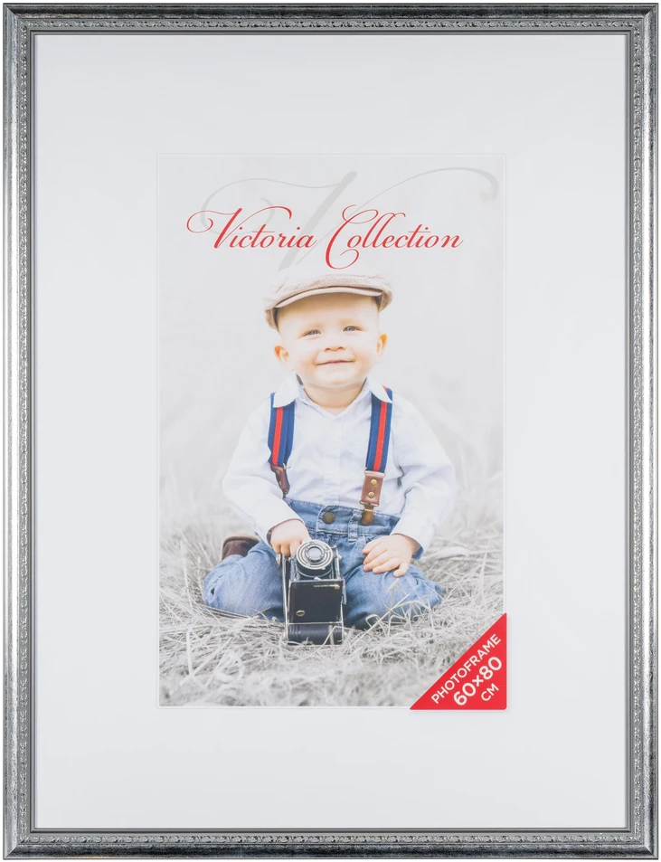 Victoria Collection Nuotraukų Rėmelis - Victoria Kolekcija 60×80 cm Sidabrinis 1303331