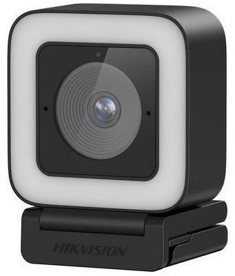 Hikvision iDS-UL4P AI Pārvaldīts 2K QHD 4MP USB-C Webkamera ar Automātisko Fokusu un Mikrofona Melna