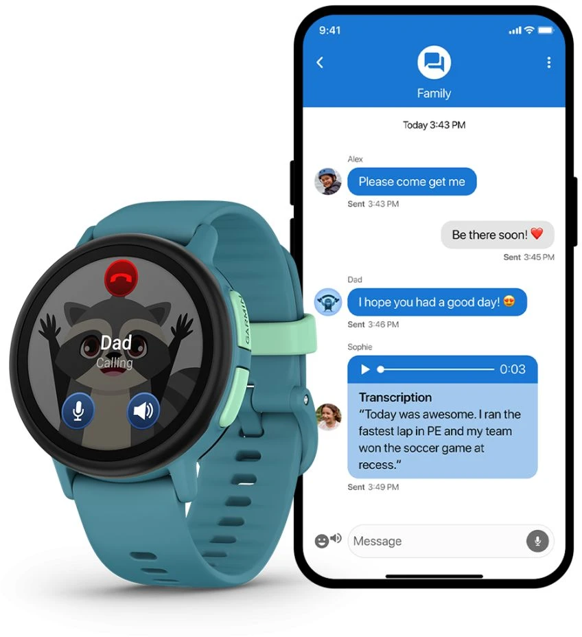 Išmanusis laikrodis Garmin Bounce 2, Turkio spalvos