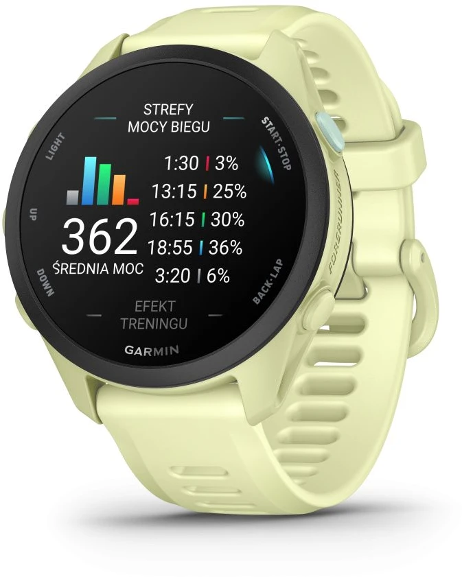 „Garmin Forerunner 70“ išmanusis laikrodis, citrinų spalvos