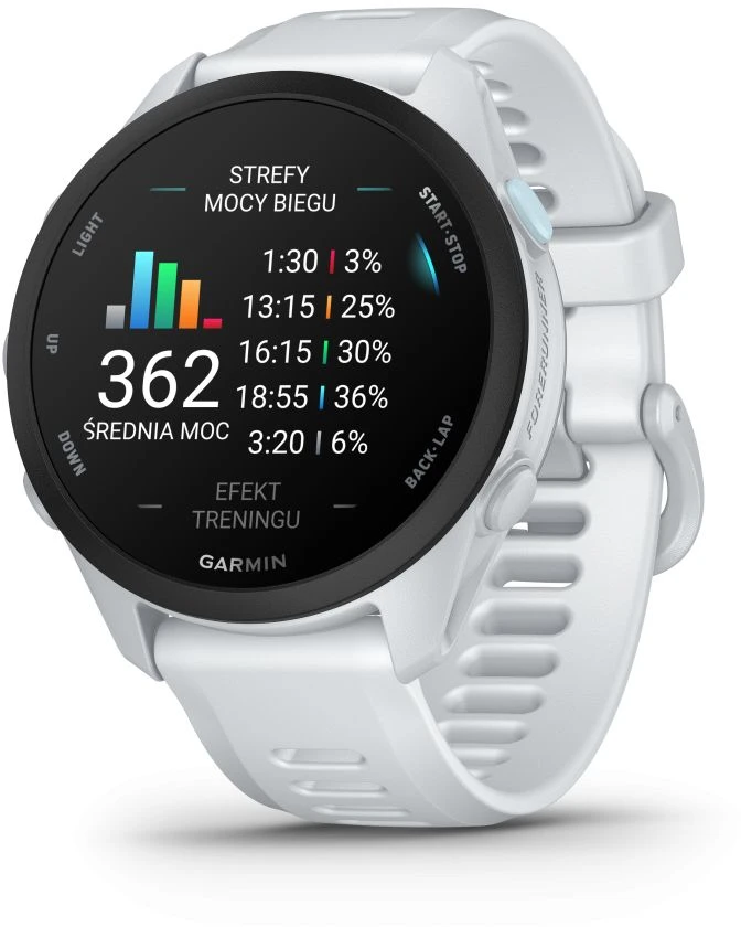 „Garmin Forerunner 70“ išmanusis laikrodis, baltos spalvos