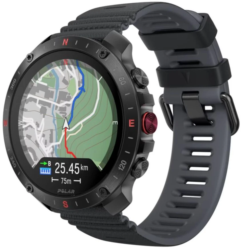 Išmanusis laikrodis Polar Grit X2 Juodas S-L