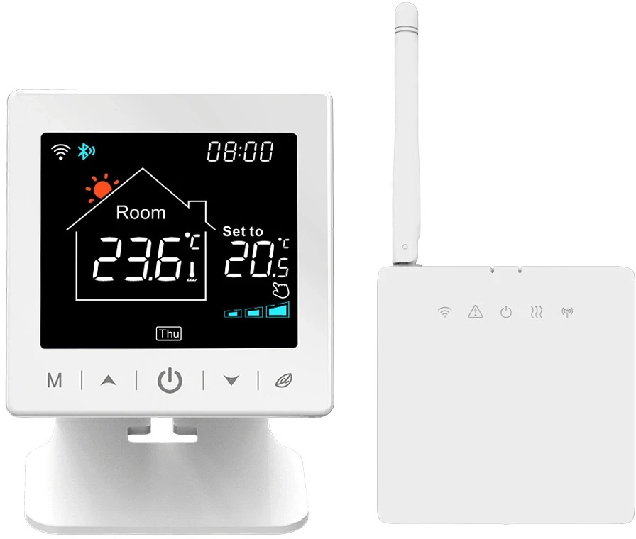 Avatto Smart, nešiojamas termostatas katilui arba termostatiniams vožtuvams, Wi-fi TUYA + RF