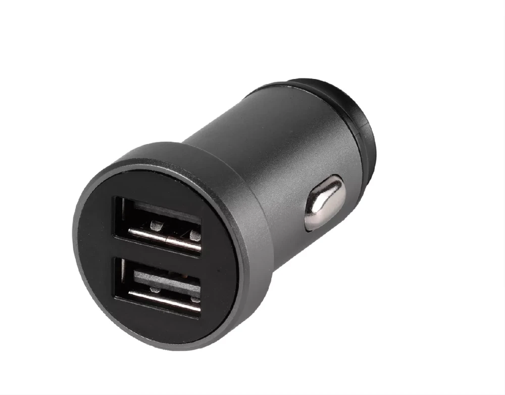 Vivanco automobilinis įkroviklis USB 2x2.4A (38858)