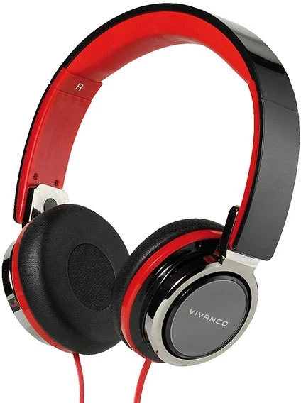 Ausinės - Vivanco SR770 37573 Ant Ausų, Hi-Fi, Su Telefono Funkcija, 3,5 mm Jungtimi, Plokščiu Laidu