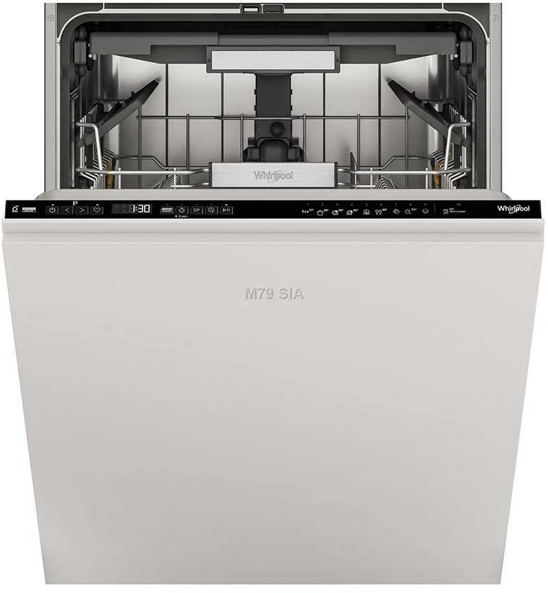Whirlpool Indaplovė | W7I HP42 L | Built-in | Plotis 59.8 cm | Number of place settings 15 | Number of programs 10 | Energy efficiency class C | Ekranas | Juodas