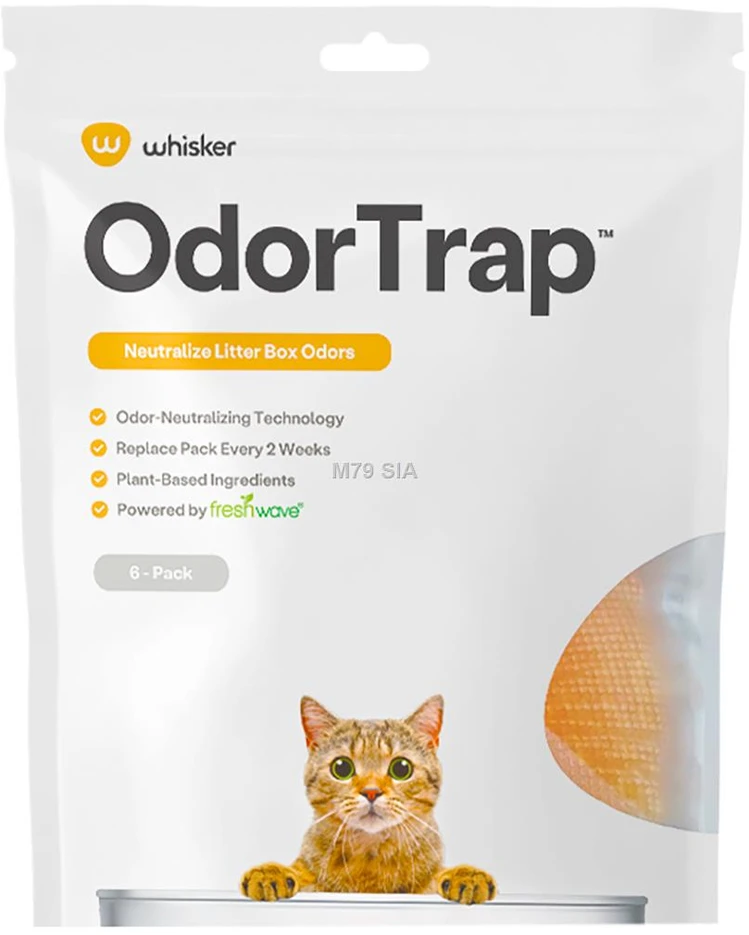 Whisker Šiukšlių robotas „Litter-Robot 4 OdorTrap“, 6 vnt. pakuotė