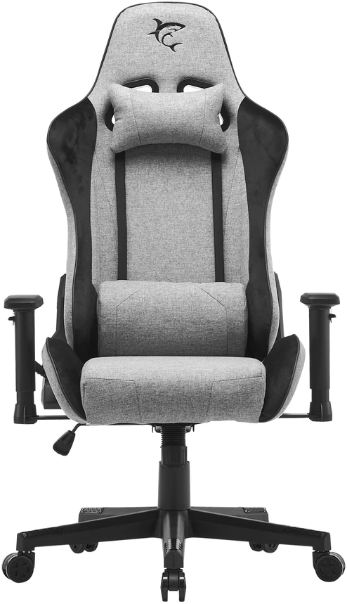 White Shark Baltas Shark Baltas Shark IMOLA Gaming Chair Juodas/Pilkas