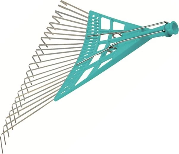 Greenmill Metalinis lapų grėblys LT Floraland 53cm/22 dantys