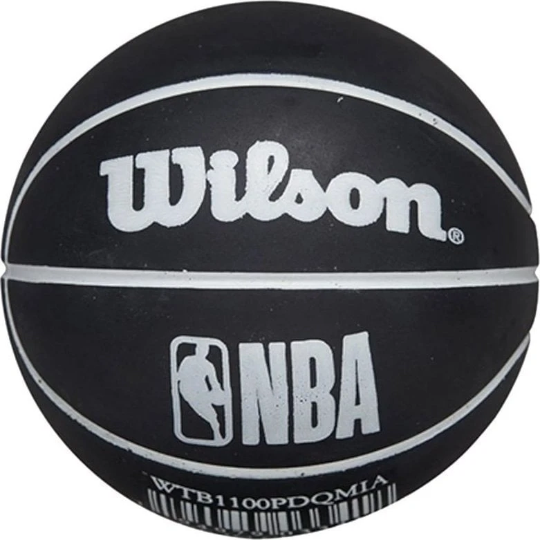 Krepšinio kamuolys Wilson NBA Dribbler Miami Heat Mini Ball WTB1100PDQMIA (rozmiar_EU-One size)