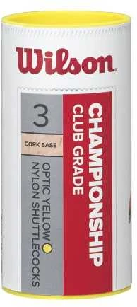 BADMINTON BADMINTON NYLON WILSON CHAMPIONSHIP TUBE 3 Vnt. NEON 78