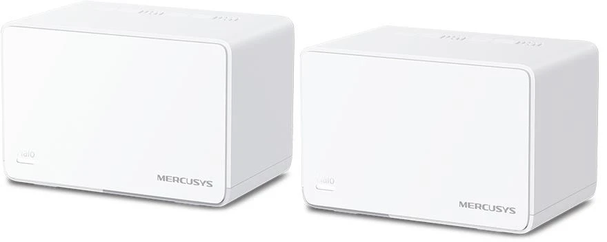 Maršrutizatorius Mercusys | AX3000 Whole Home Mesh WiFi 6 System with PoE | Halo H80X (2 vnt.) | 802.11ax | 574+2402 Mbit/s | 10/100/1000 Mbit/s | Mesh Support Yes | MU-MiMO Yes | No mobile broadband | Antenna type Internal