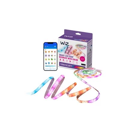 WiZ išmanioji WiFi RGBIC LED juosta, 10 m 17,9 W RGB