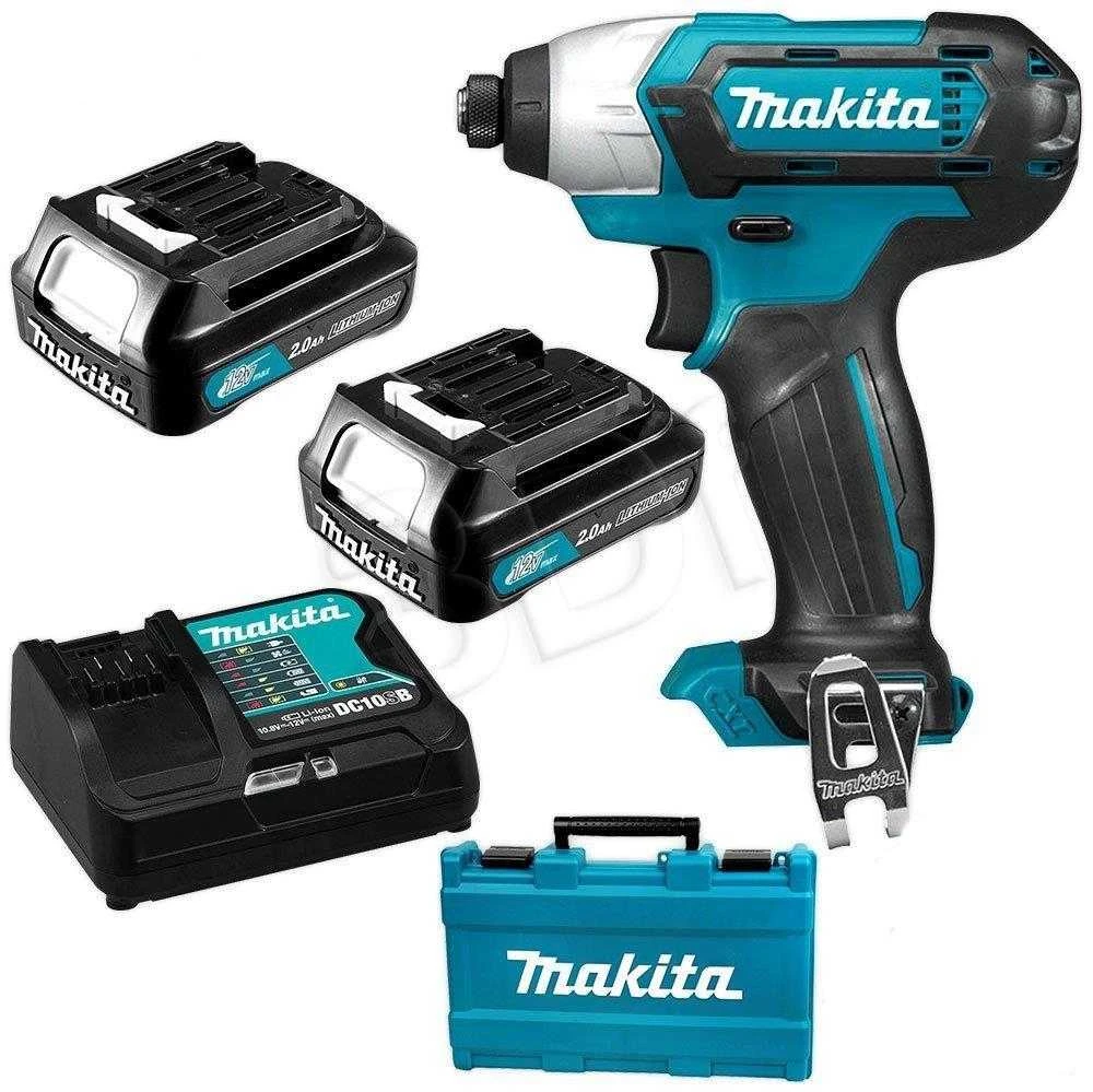 Makita Akumuliatorinis smūginis suktuvas TD110DSAE 10,8V 2.0 Ah. 110 Nm, 1/4" hex