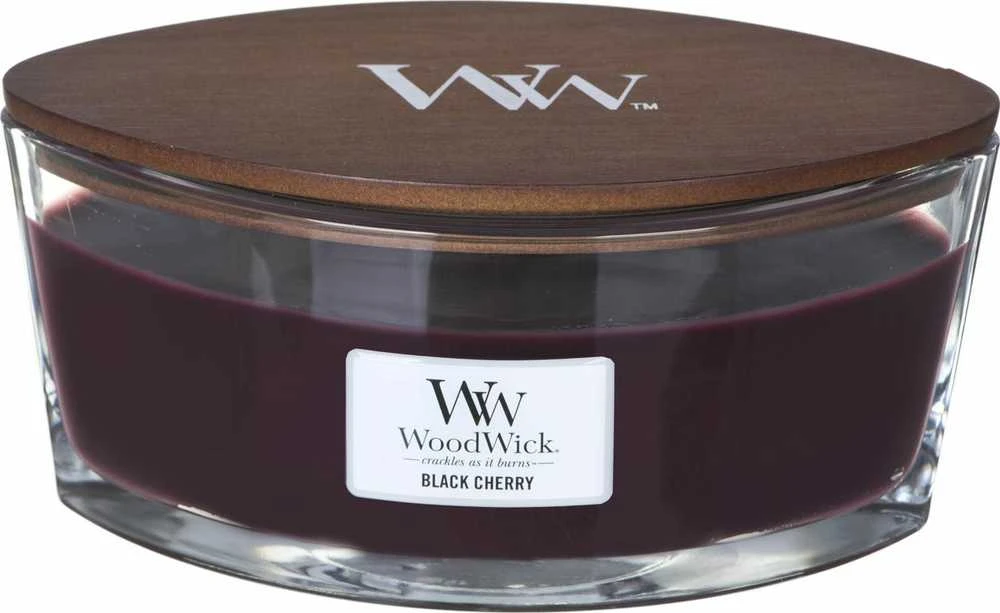 WoodWick Aromatinė žvakė (Black Cherry), 453,6 g