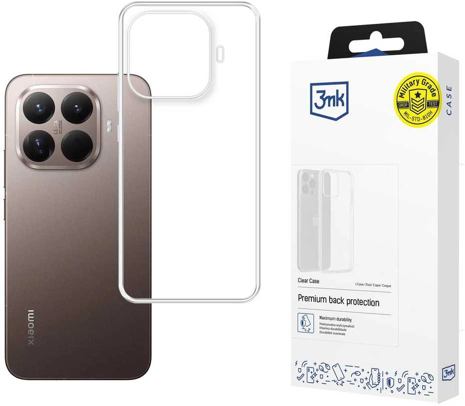 Dėklas 3mk skaidrus 1,2 mm Xiaomi 15T Pro dėklas