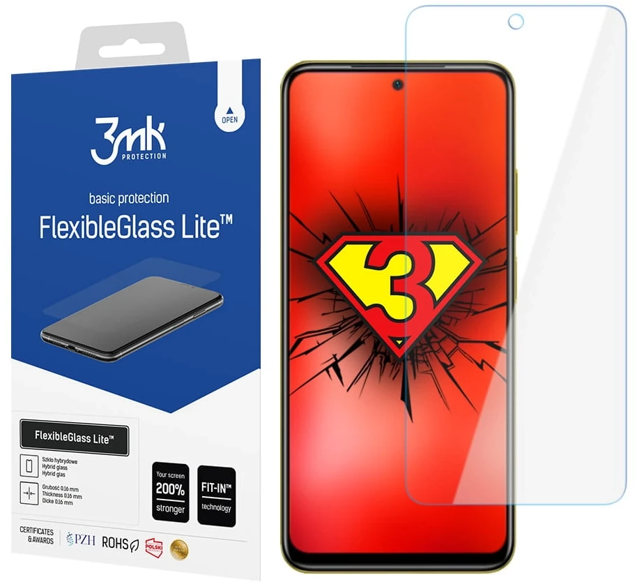 3MK FlexibleGlass Lite Xiaomi POCO M4 Pro Hybrid Glass Lite