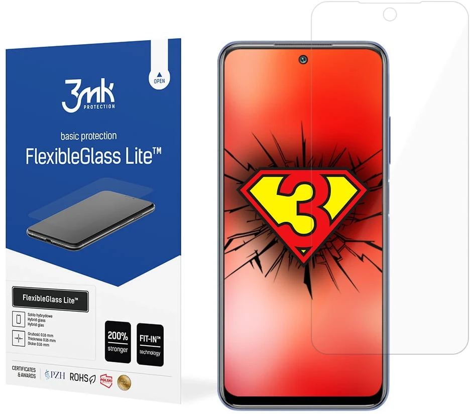 3MK FlexibleGlass Lite Xiaomi Redmi 10 Hybrid Glass Lite