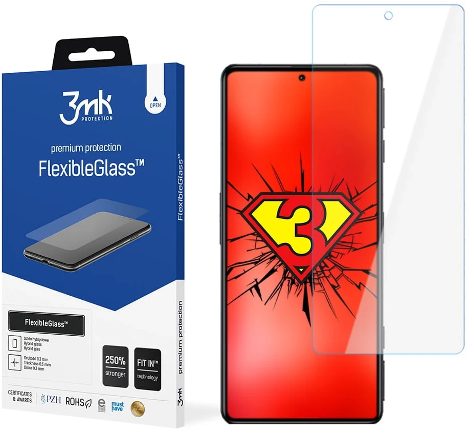 3MK FlexibleGlass Xiaomi Redmi K50 GE hibridinis stiklas
