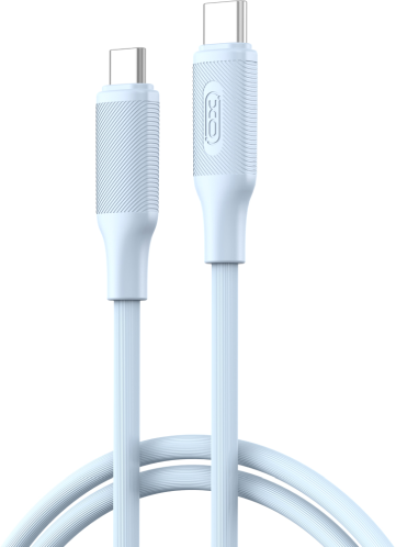 XO laidas NB-Q265B PD USB-C – USB-C 1,0m 60W baltas