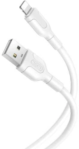 XO kabelis NB212 USB - Lightning 1,0 m 2,1A baltos spalvos