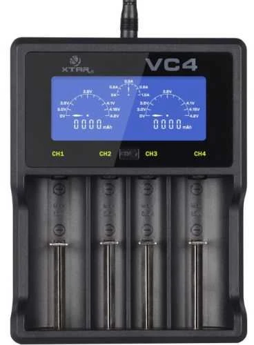 Baterijų įkroviklis XTAR VC4 18650 AA AAA elementam ni-MH li-ion 4 vietų 