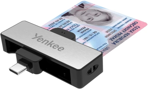 YCR 102 USB išmaniųjų kortelių skaitytuvas YENKEE