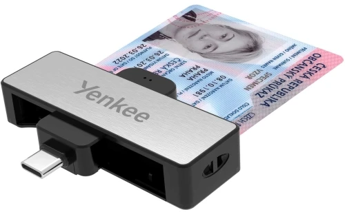 YCR 102 USB išmaniųjų kortelių skaitytuvas YENKEE