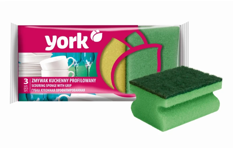 Kempinėlės indams plauti YORK 3vnt.